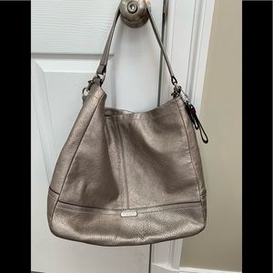 Large leather Coach bag